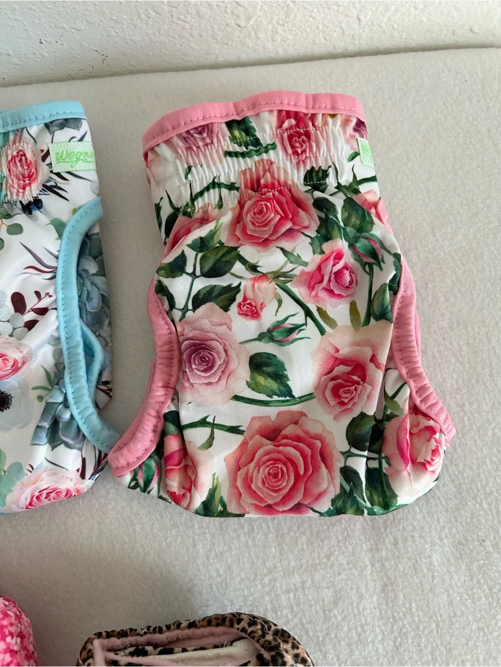 Washable Dog Diapers Lot of 6 Reusable Female Puppy Diapers Sizes Small & Medium